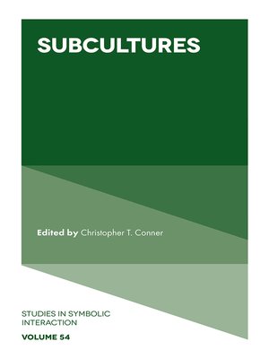 cover image of Subcultures, Volume 54